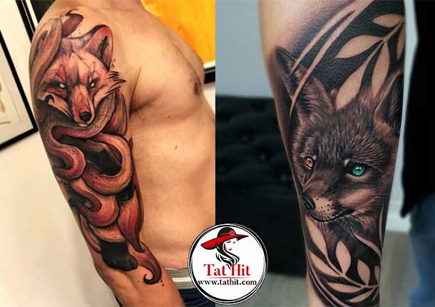 3d fox tattoos