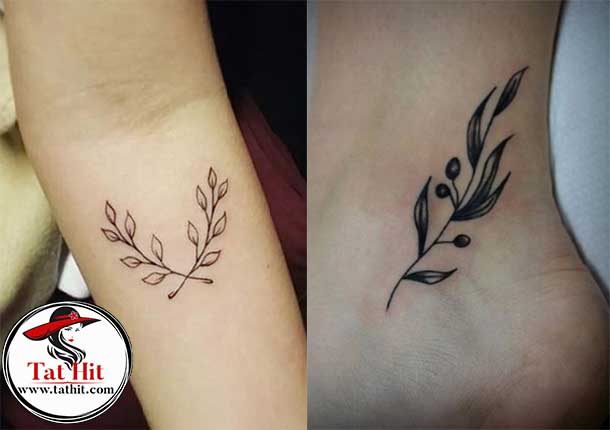 Simple Olive Branch Tattoos