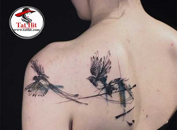 magpie tattoo designs