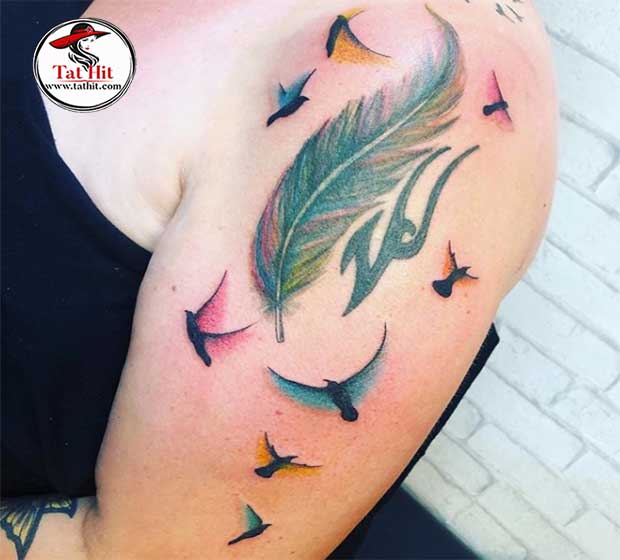 crow feather tattoo design meaning