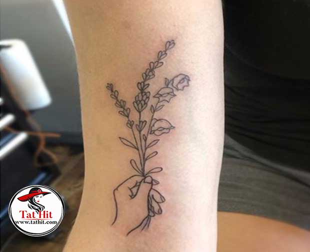 Lily Of The Valley Tattoo On Sleeve