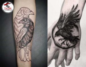 Crow Tattoo Meaning And Top 10 Crow Tattoo Designs - Tat Hit
