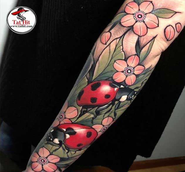35 Best Ladybug Tattoo Designs, Ideas with Meanings - Tat Hit