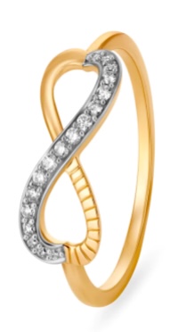 14kt Yellow Gold Forever and Ever Finger Ring