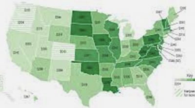 Average cost of weed in America